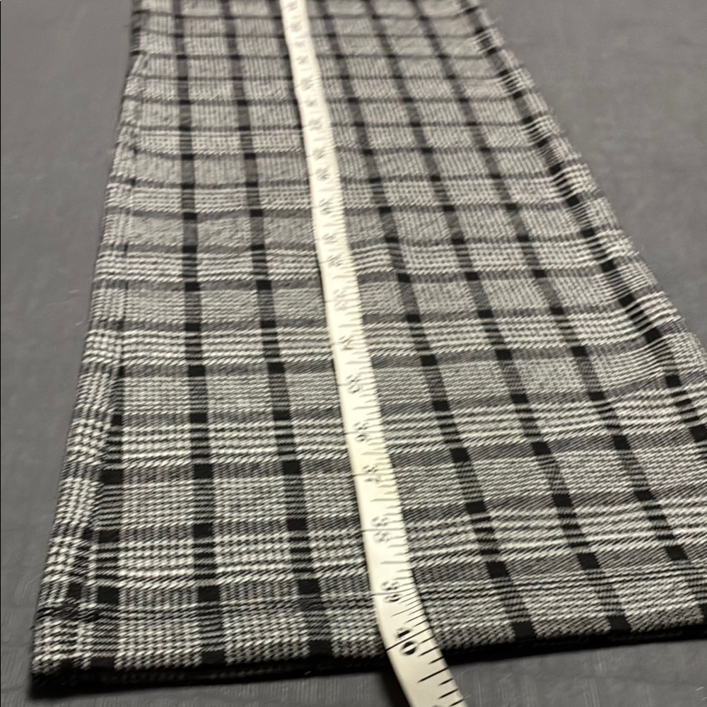 Betabrand Black and White Plaid Dress Pants - Picture 9 of 9